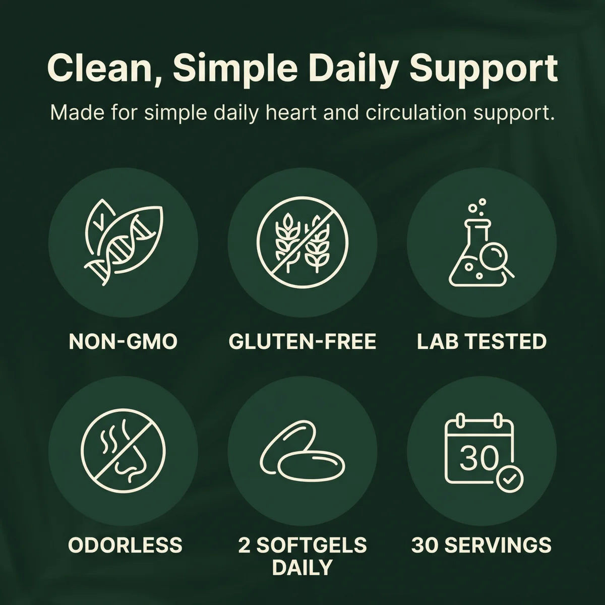 Keep Your Blood Flowing Smoothly with Aged Garlic + CoQ10 (1,200mg)